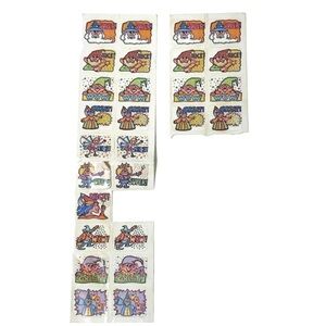 Vintage Wizard Witches Elf Gnome Praise Stickers Great Nice Super Teacher School